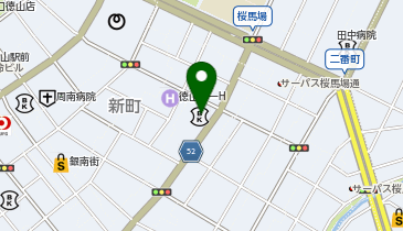 西京銀行新宿通支店の地図画像