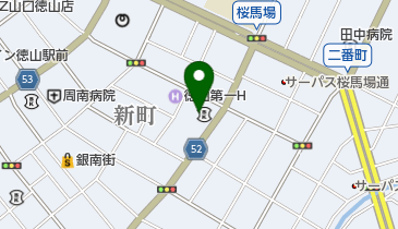 西京銀行本店の地図画像
