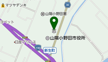 山口銀行小野田駅前支店の地図画像