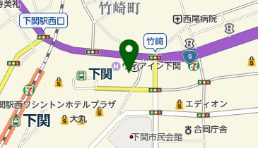 山口銀行本店の地図画像