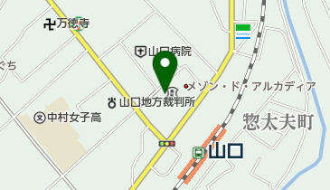 山口銀行山口支店の地図画像