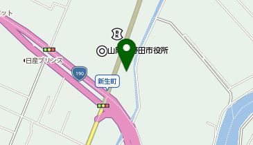 西京銀行小野田支店の地図画像