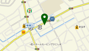 西中国信用金庫福浦支店の地図画像