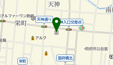 東山口信用金庫本店の地図画像