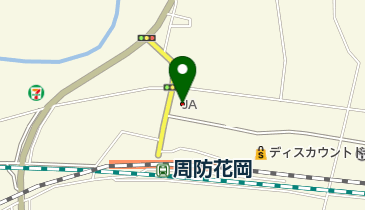 JA山口県花岡支所の地図画像