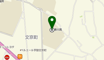 私立宇部フロンティア大学付属香川高校の地図画像