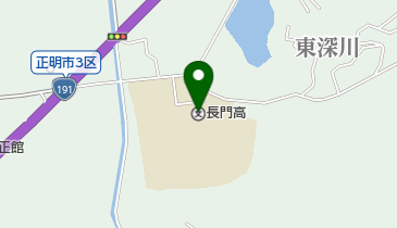 私立長門高校の地図画像