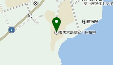 山口県立周防大島高校安下庄校舎の地図画像