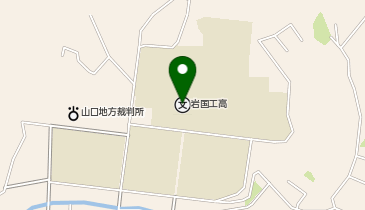 山口県立岩国工業高校の地図画像