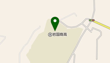 山口県立岩国商業高校の地図画像
