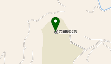 山口県立岩国総合高校の地図画像