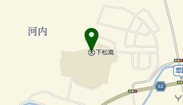 山口県立下松高校の地図画像