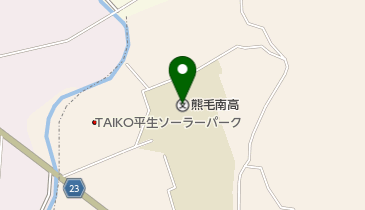 山口県立熊毛南高校の地図画像