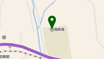 山口県立高森高校の地図画像