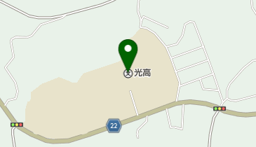 山口県立光高校の地図画像