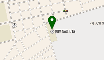 山口県立岩国商業高校東分校の地図画像