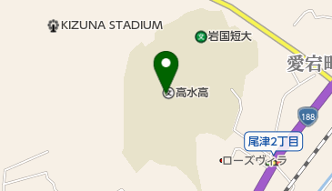 私立高水高校の地図画像