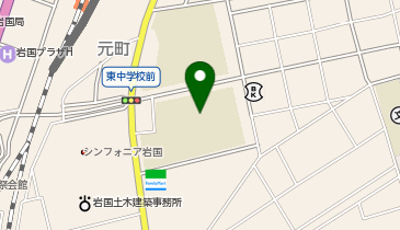 岩国市立東中学校の地図画像