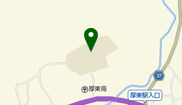 宇部市立厚東川中学校の地図画像