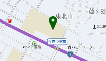 周南市立住吉中学校の地図画像