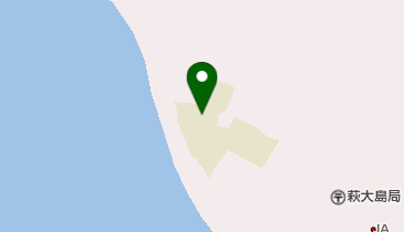 萩市立大島中学校の地図画像