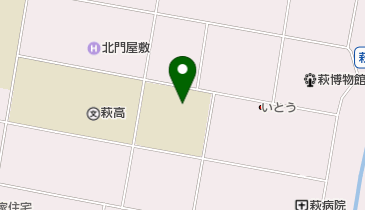 萩市立萩西中学校の地図画像