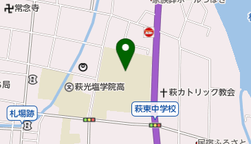 萩市立萩東中学校の地図画像