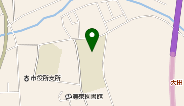 美祢市立美東中学校の地図画像