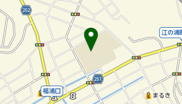 下関市立江浦小学校の地図画像