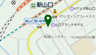 YICビューティモード専門学校の地図画像