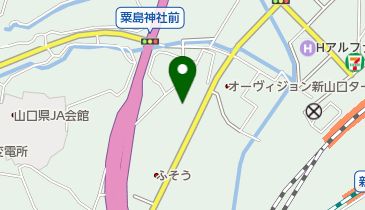 山口県理容美容専門学校の地図画像