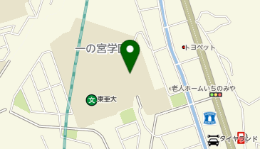 東亜大学附属下関看護専門学校の地図画像