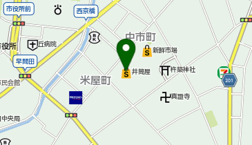 山口井筒屋の地図画像