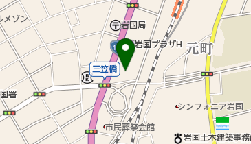 フジグラン岩国の地図画像