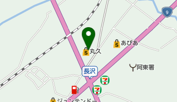丸久徳佐店の地図画像