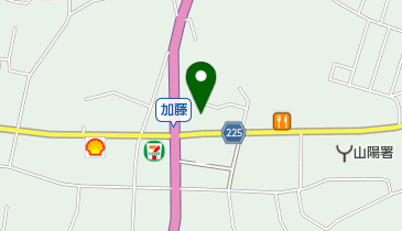 丸久厚狭店の地図画像