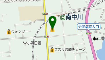 ウェスタまるき中川店の地図画像