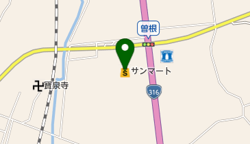 サンマート美祢店の地図画像