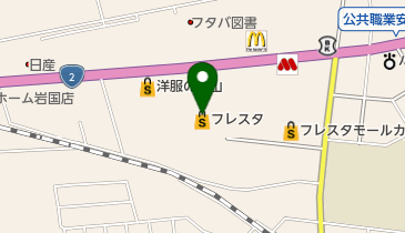 フレスタ室の木店の地図画像