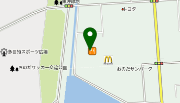 フードウェイおのだサンパーク店の地図画像