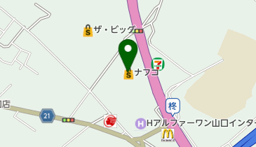 ホームプラザナフコ大内店の地図画像