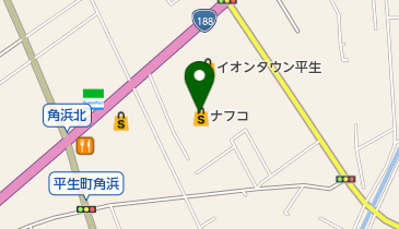 ホームプラザナフコ平生店の地図画像
