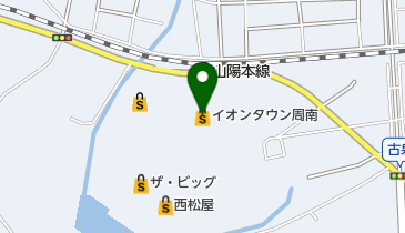 イオンタウン周南の地図画像