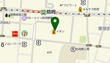 ハニーズ防府店の地図画像