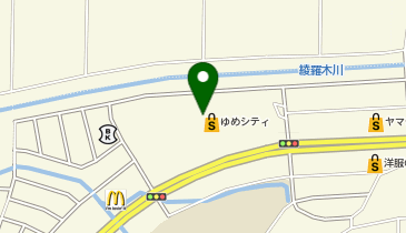 ハニーズ新下関ゆめシティ店の地図画像