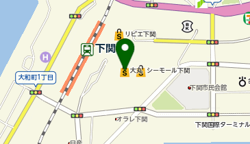 ミキハウス大丸下関店の地図画像