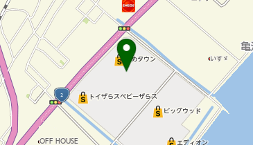ハニーズゆめタウン長府店の地図画像