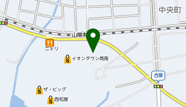 ヤマダデンキ家電住まいる館&times;YAMADA web.com新南陽店の地図画像