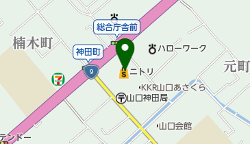 ニトリ山口店の地図画像