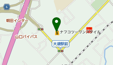 ナフコツーワンスタイル山口店の地図画像